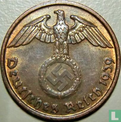 Duitse Rijk 2 reichspfennig 1939 (D) - Afbeelding 1