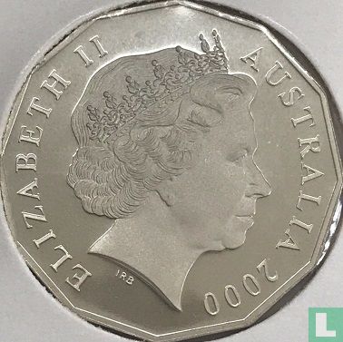 Australië 50 cents 2000 (PROOF - gekleurd) "Millennium Year" - Afbeelding 1