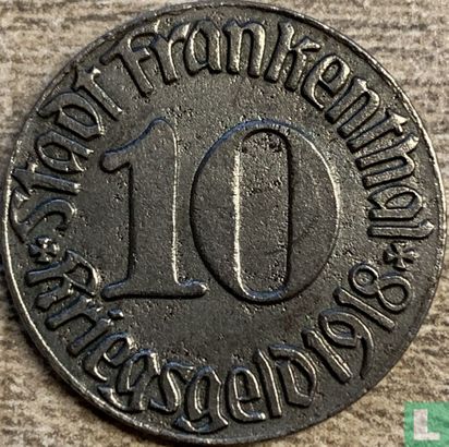 Frankenthal 10 pfennig 1918 (type 1) - Image 1