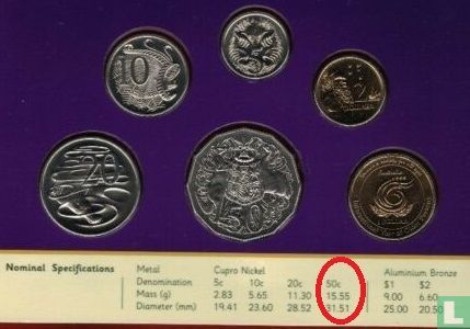 Australia 50 cents 1999 - Image 3