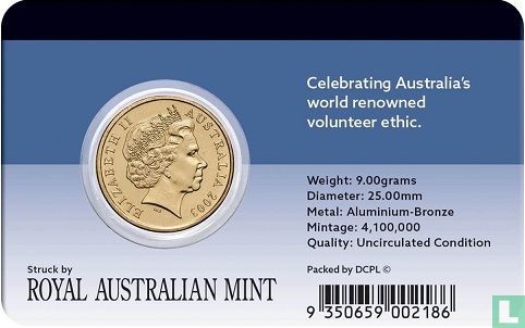 Australië 1 dollar  2003 "Australia's Volunteers" - Afbeelding 3