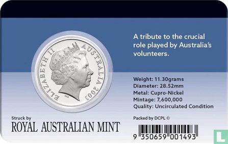 Australie 20 cents 2003 "Australia's Volunteers" - Image 3