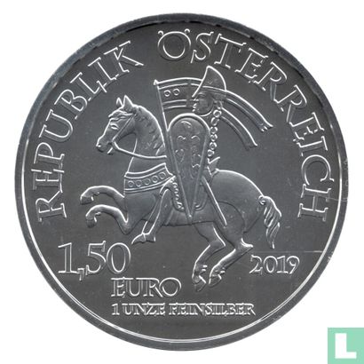 Autriche 1½ euro 2019 "825th Anniversary of the Vienna Mint - Wiener Neustadt" - Image 1