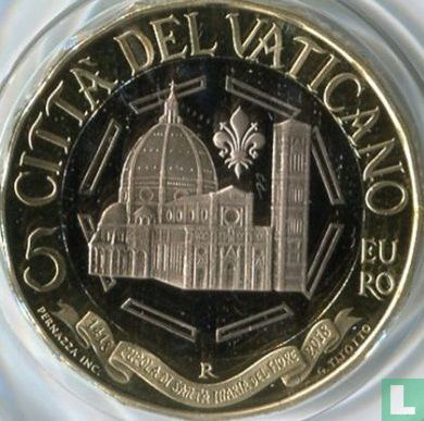 Vaticaan 5 euro 2018 "600 years Dome of Santa Maria del Fiore" - Afbeelding 2