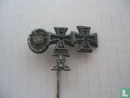Duits kruis met adelaar en helm 1939