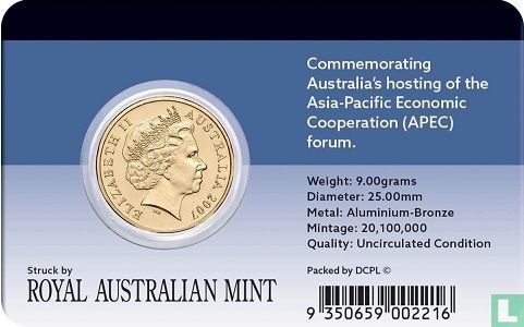 Australie 1 dollar 2007 "APEC summit in Sydney" - Image 3