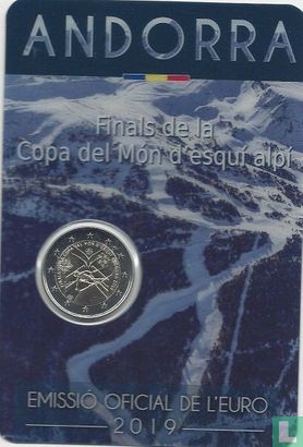 Andorra 2 euro 2019 (coincard - Govern d'Andorra) "Final of the Alpine Ski World Cup in Andorra" - Image 1