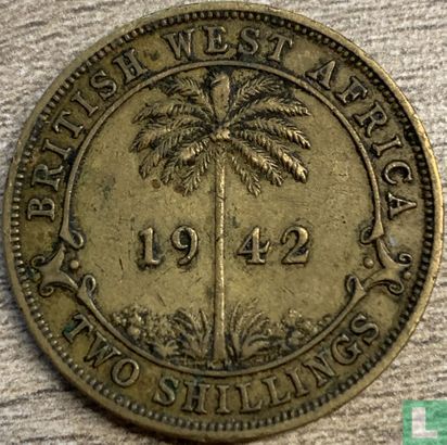 Britisch Westafrika 2 Shilling 1942 - Bild 1