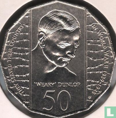 Australië 50 cents 1995 "50th anniversary of the end of World War II" - Afbeelding 2