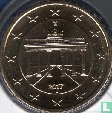 Allemagne 50 cent 2017 (J) - Image 1