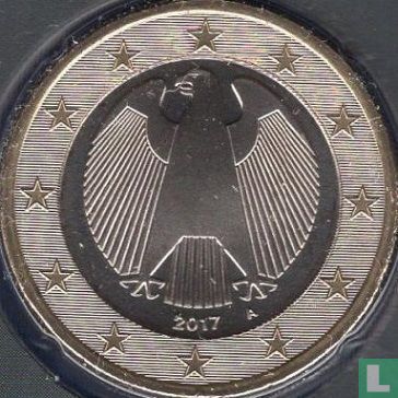 Allemagne 1 euro 2017 (A) - Image 1