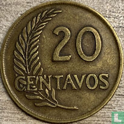 Peru 20 centavos 1953 - Afbeelding 2