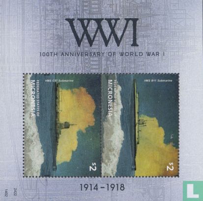 100 ans de la 1ère guerre mondiale (1914 - 1918)