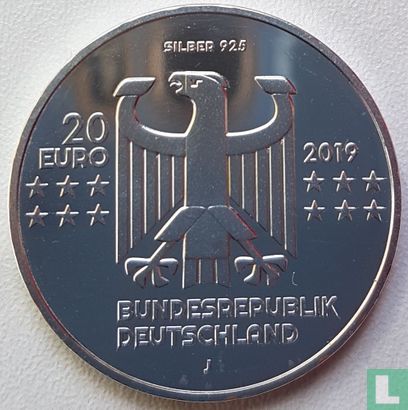 Duitsland 20 euro 2019 "100 years Bauhaus" - Afbeelding 1