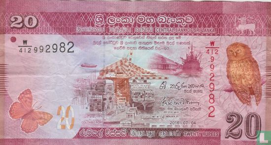 Sri Lanka 20 Rupees - Image 1