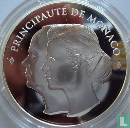 Monaco 10 euro 2011 (PROOF) "Royal Wedding of Prince Albert II and Princess Charlène" - Image 2