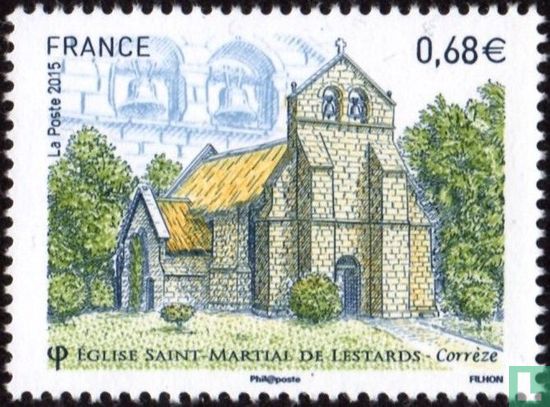 Saint Martial church in Lestards