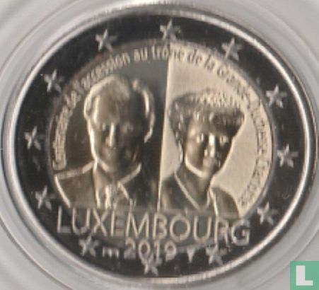 Luxemburg 2 Euro 2019 (Coincard) "Centenary Accession to the throne of the Grand Duchess Charlotte" - Bild 3