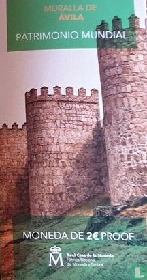 Spanje 2 euro 2019 (PROOF - folder) "Old town of Avila" - Afbeelding 1
