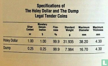 Australië combinatie set 1988 (PROOF) "The holey dollar and the dump" - Afbeelding 3