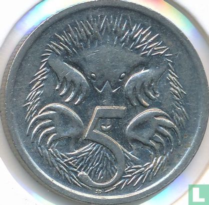 Australie 5 cents 1987 - Image 2