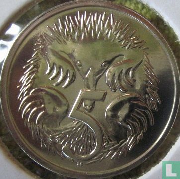 Australie 5 cents 1985 - Image 2