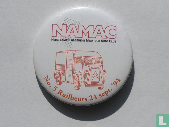 NAMAC (Nederlandse Algemene Miniatuur Auto Club No. 5 Ruilbeurs 24 sept '94 - Bild 1