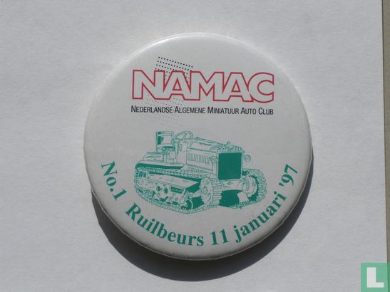 NAMAC (Nederlandse Algemene Miniatuur Auto Club No. 1 Ruilbeurs 11 januari '97 - Image 1