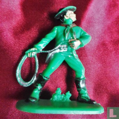 Cowboy with lasso (green)