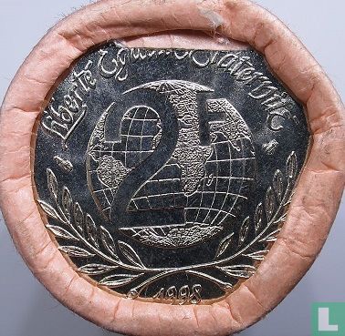 Frankreich 2 Franc 1998 (Rolle) "50th anniversary of the Universal Declaration of Human Rights" - Bild 1