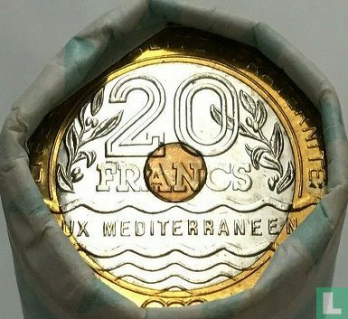 Frankrijk 20 francs 1993 (rol) "Mediterranean games" - Afbeelding 1