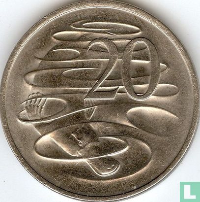 Australia 20 cents 1980 - Image 2
