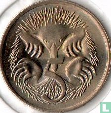 Australie 5 cents 1980 - Image 2