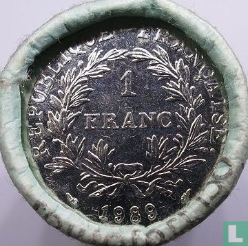 France 1 franc 1989 (roll) "Bicentenary of the convocation of the Estates General" - Image 1