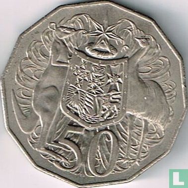 Australie 50 cents 1979 (sans barres derrière émeu) - Image 2