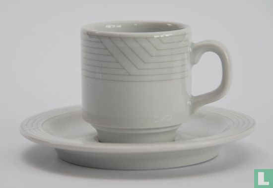 Coffee cup and saucer - Sonja 305 - Decor Unknown - Mosa - Image 1