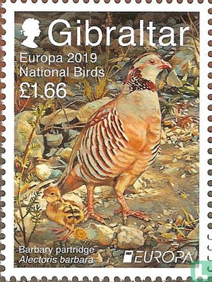 Europa - Oiseaux nationaux   