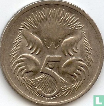 Australia 5 cents 1971 - Image 2