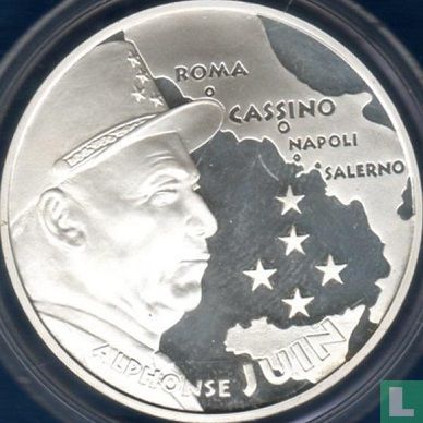 Frankrijk 100 francs 1994 (PROOF) "50th anniversary Battle of Monte Cassino" - Afbeelding 2
