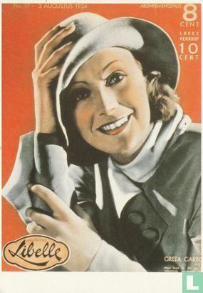 C 1578 Libelle nr. 17, 1934 / Greta Garbo, Collectie Spaarnestad BV - Afbeelding 1