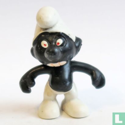 Furious Black Smurf (red eyes / red tooth edges) - Image 1