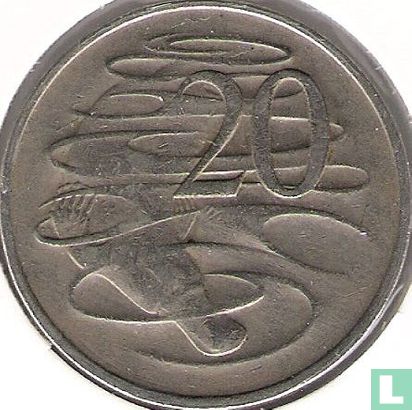 Australie 20 cents 1969 - Image 2