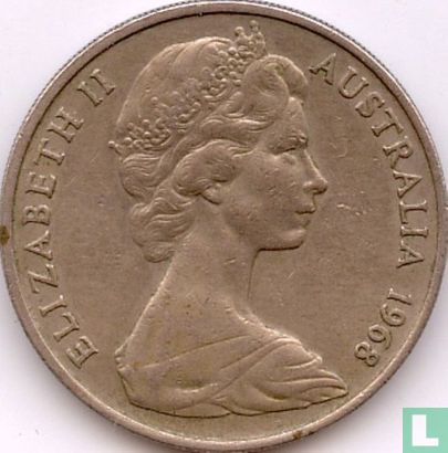 Australia 20 cents 1968 - Image 1