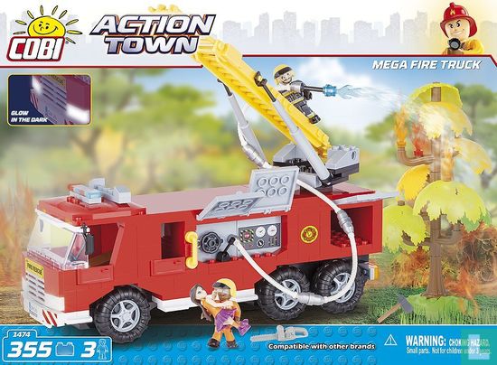COBI 1474 Mega Fire Truck  - Image 1