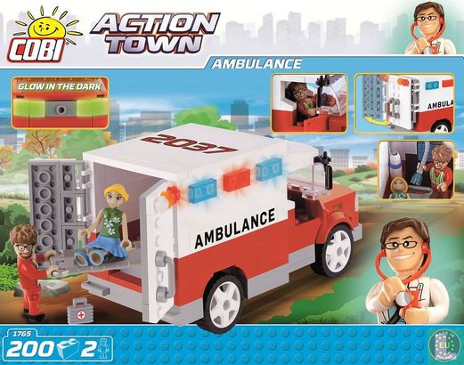 COBI 1765 Ambulance v.2  - Afbeelding 2