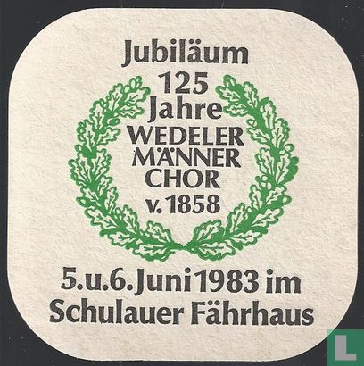 125 Jahre Wedeler Männer Chor v. 1858 - Afbeelding 1