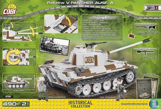COBI 2511 Panzer V Panther Ausf. A  - Image 2