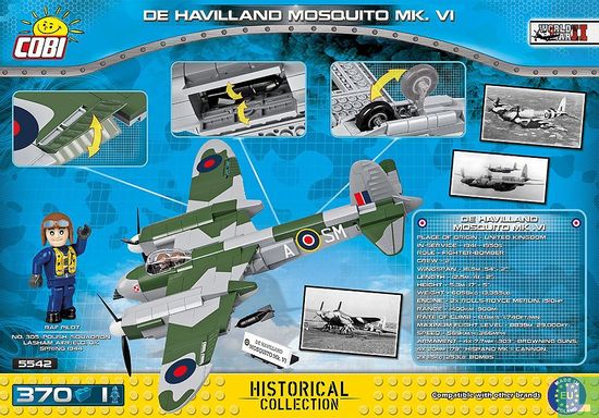 COBI 5542 De Havilland Mosquito Mk.VI  - Bild 2
