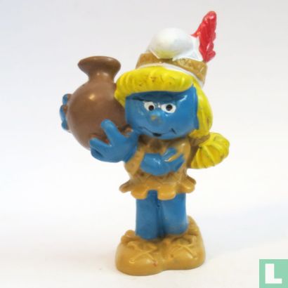 Indian Smurfette with crock - Image 1