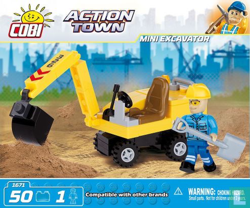 COBI 1671 Mini Excavator - Image 1